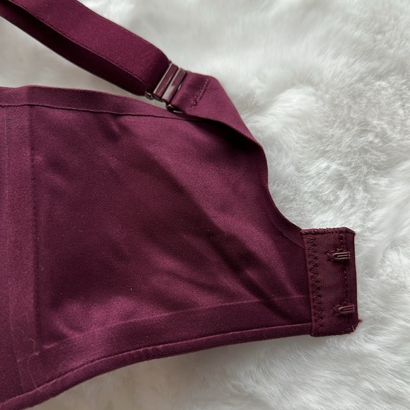 NWT Victorias Secret Lined Demi Wireless Bra Burgundy size 32DD - Picture 6 of 6